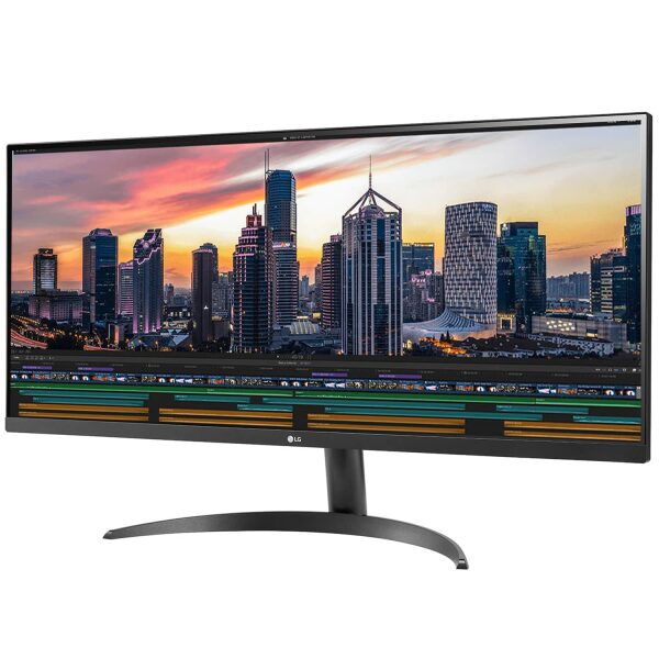 LG 87 cm (34 Inches) UltraWide Full HD (2560 x 1080) Pixels Display - HDR 10, AMD Free sync, IPS with sRGB 95%, Multitasking, Flicker Safe, Reader Mode, HDMI, Headphone Out and Gaming Monitor-34WP500 - Image 4