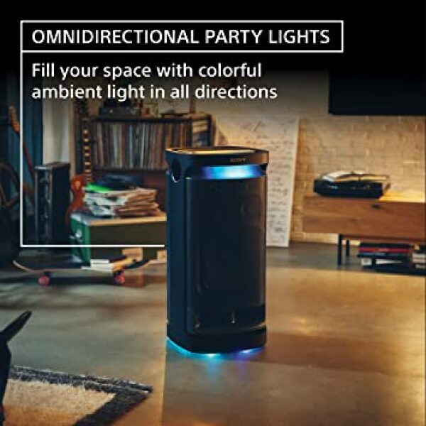 Sony SRS-XV900 X-Series Wireless Portable-Bluetooth Party-Speaker with 25 Hour-Battery, Built in Handle and Wheels (Omni Directional Sound and Light, USB, Bluetooth Connectivity) - Image 4