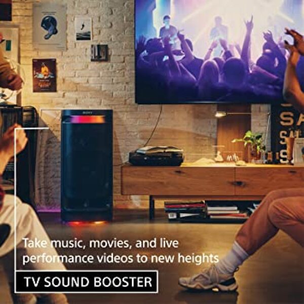Sony SRS-XV900 X-Series Wireless Portable-Bluetooth Party-Speaker with 25 Hour-Battery, Built in Handle and Wheels (Omni Directional Sound and Light, USB, Bluetooth Connectivity) - Image 5