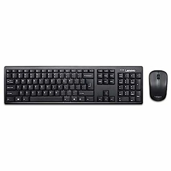 Lenovo 21.5" FHD IPS Ultraslim Monitor 16.7Million Colors 75Hz AMD FreeSync HDMI VGA TUV Eyesafe Natural Low Blue Light - L22i-30 + Wireless Keyboard-Mouse Combo, 1K DPI Mouse NanoUSB, Ultraslim KB - Image 5