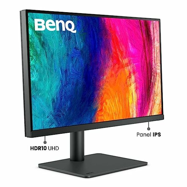 BenQ PD2705U 27"(68.58 cm) LED 3840 x 2160 Pixels 4K Monitor, UHD, sRGB, Rec.709, HDR10, IPS, AQCOLOR Technology, Color Mode, Darkroom Mode, Animation Mode, CAD/CAM Mode, Hotkey Puck G2, KVM, Black - Image 3