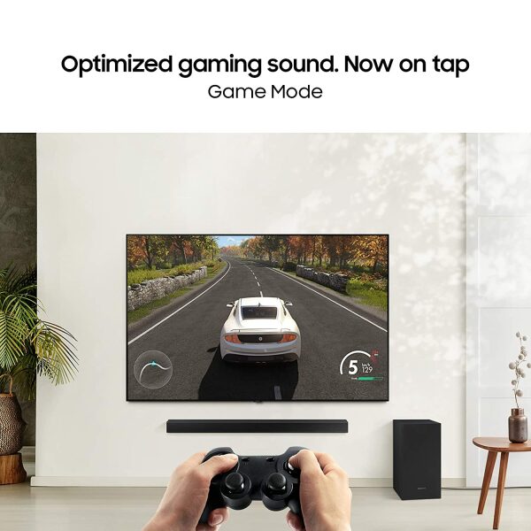 Samsung HW-B450/XL 2.1 Channel Dolby Digital Soundbar, Bluetooth (Powerful Bass, Black) - Image 5