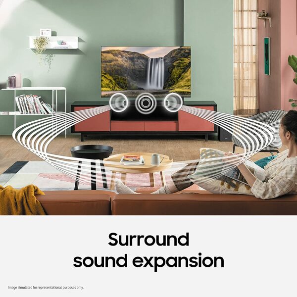 Samsung HW-B450/XL 2.1 Channel Dolby Digital Soundbar, Bluetooth (Powerful Bass, Black) - Image 14