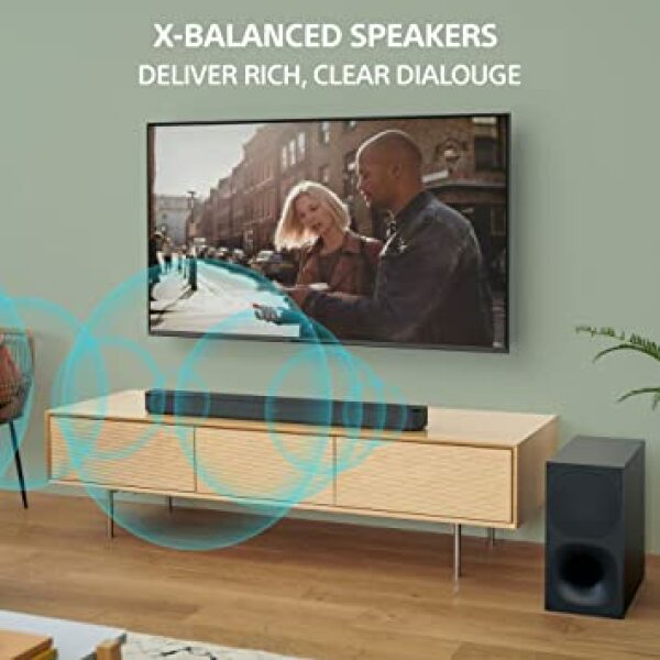 Sony HT-S400 2.1ch soundbar with Powerful Wireless subwoofer, S-Force PRO Front Surround Sound and Dolby Digital (330W, Wireless Connectivity, Bluetooth) - Image 3