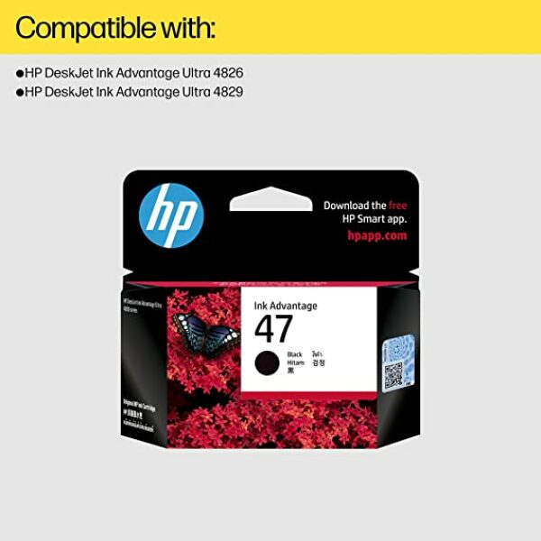 HP 47 Black Original Ink Cartridge - Image 4