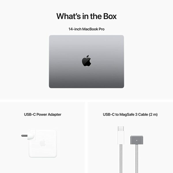 Apple 2023 MacBook Pro Laptop M2 Pro chip with 10‑core CPU and 16‑core GPU: 33.74 cm (14.2-inch), 16GB Unified Memory, 512GB SSD Storage, Works with iPhone/iPad - Image 15