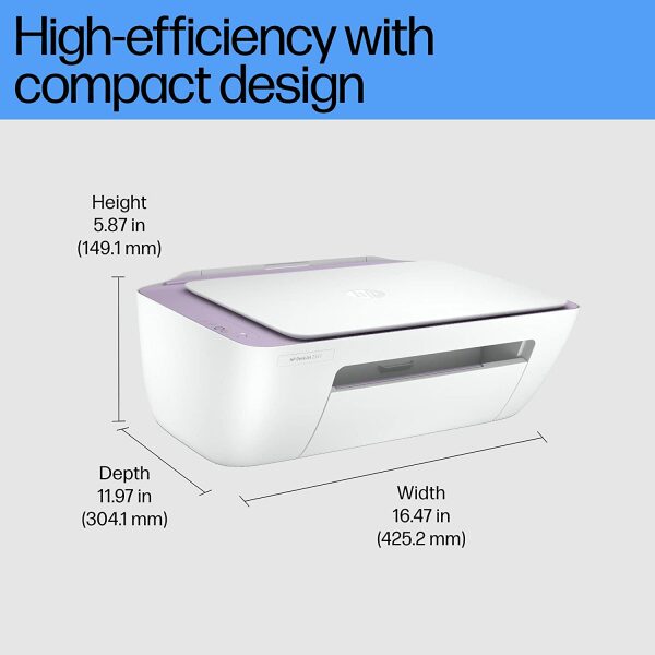 HP Deskjet 2331 Colour Printer, Scanner and Copier for Home/Small Office, Compact Size, Reliable, Easy Set-Up Through HP Smart App On Your Pc Connected Through USB, Ideal for Home. - Image 3