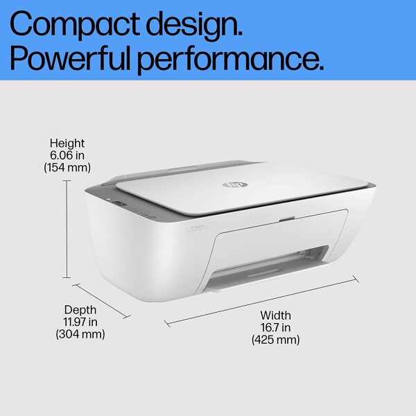 HP Ink Advantage 2776 Printer, Copy, Scan, Dual Band WiFi, Bluetooth, USB, Simple Setup Smart App, Ideal for Home. - Image 3
