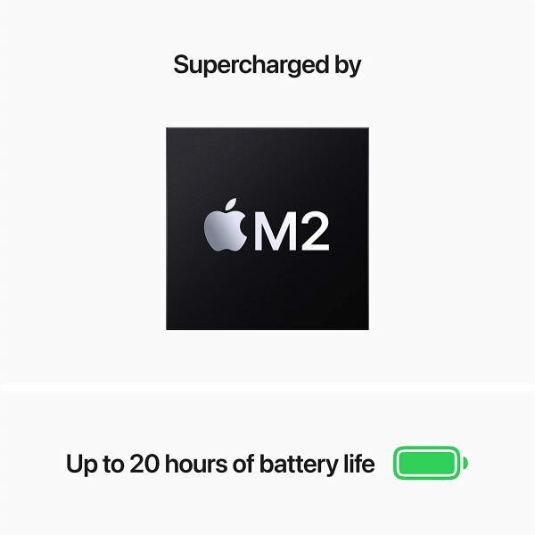 Apple 2022 MacBook Pro Laptop with M2 chip: 33.74 cm (13.3-inch) Retina Display, 8GB RAM, 256GB SSD ​​​​​​​Storage, Touch Bar, Backlit Keyboard, FaceTime HD Camera - Image 3