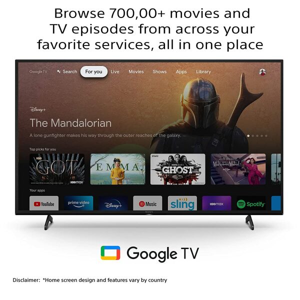 Sony Bravia 108 cm (43 inches) 4K Ultra HD Smart LED Google TV KD-43X75K (Black) (2022 Model) | with Alexa Compatibility - Image 7