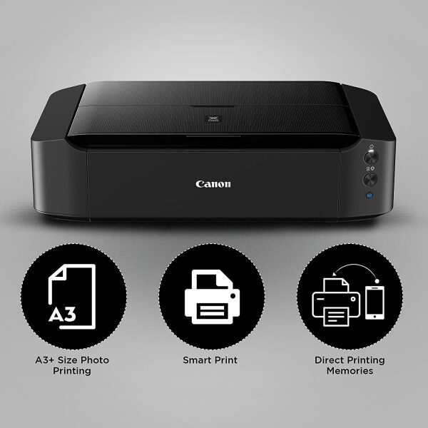 Canon PIXMA iP8770 Single Function A3 Wireless Inkjet Color Photo Printer (Black) - Image 7