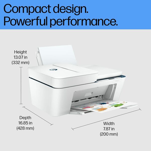 HP Ink Advantage 4178 Printer, Automatic Document Feeder, Copy, Scan, Dual Band. WiFi, Bluetooth, USB, Simple Setup Smart App, Ideal for Home - Image 6
