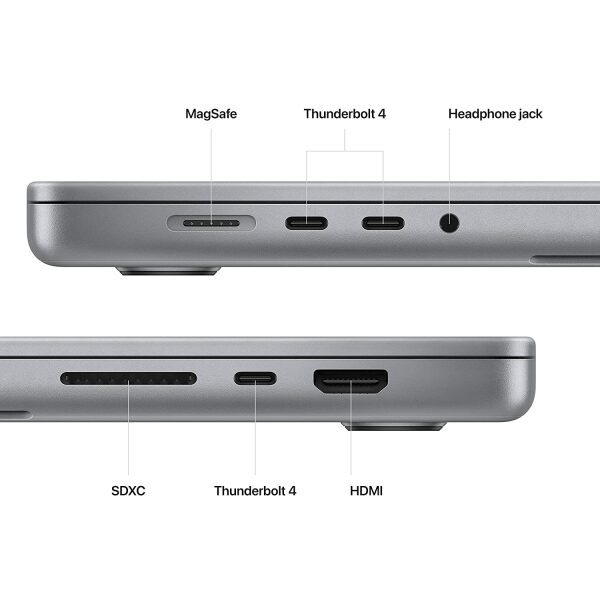 Apple 2023 MacBook Pro Laptop M2 Max chip with 12‑core CPU and 38‑core GPU: 33.74 cm (16.2-inch), 32GB Unified Memory, 1TB SSD Storage. Works with iPhone/iPad - Image 6