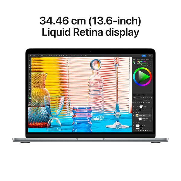 Apple 2022 MacBook Air Laptop with M2 chip: 34.46 cm (13.6-inch) Liquid Retina Display, 8GB RAM, 256GB SSD Storage, Backlit Keyboard, 1080p FaceTime HD - Image 13