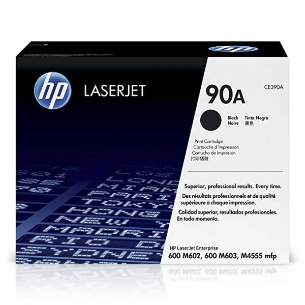 HP Laserjet CE390A Print Toner Cartridge (Black)