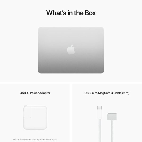 Apple 2022 MacBook Air Laptop with M2 chip: 34.46 cm (13.6-inch) Liquid Retina Display, 8GB RAM, 256GB SSD Storage, Backlit Keyboard, 1080p FaceTime HD - Image 7