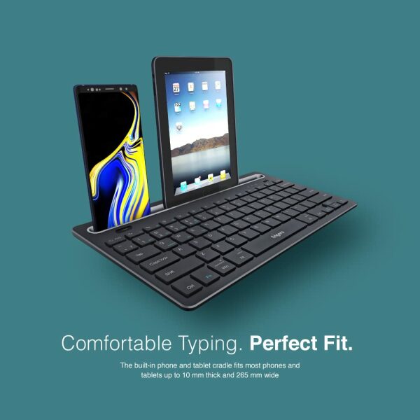 FINGERS Lil’Clicks Bluetooth Wireless Mini Keyboard (Bluetooth + Wireless 2.4 GHz | Compatible with Windows, macOS, Android, Linux & Chrome OS) - Image 8