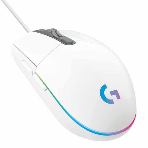 Logitech USB G G203 Wired Gaming Mouse, 8000 DPI, Rainbow Optical Effect LIGHTSYNC RGB, 6 Programmable Buttons, On-Board Memory, Screen Mapping, PC/Mac Computer and Laptop Compatible - Black - Image 13