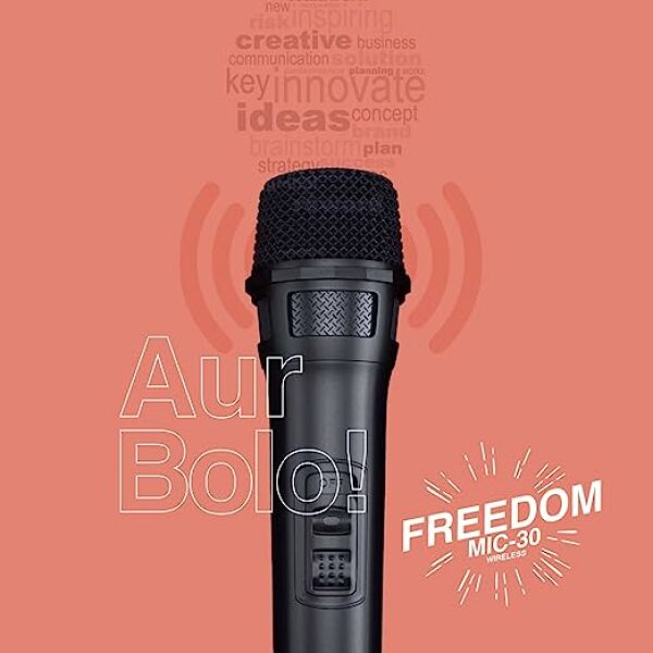FINGERS Freedom Mic-30 Wireless Mic with 6.35 mm Receiver (7 hrs Battery Life | Ideal for Outdoors and Indoors) - Image 3