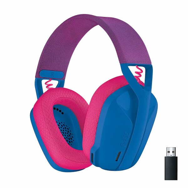 Logitech G435 Lightspeed and Bluetooth Wireless Over Ear Gaming Headphones - Lightweight with Dual mics, 18h Battery, Compatible with Dolby Atmos, PC, PS4, PS5, Mobile - White - Image 11