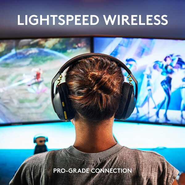 Logitech G435 Lightspeed and Bluetooth Wireless Over Ear Gaming Headphones - Lightweight with Dual mics, 18h Battery, Compatible with Dolby Atmos, PC, PS4, PS5, Mobile - White - Image 28