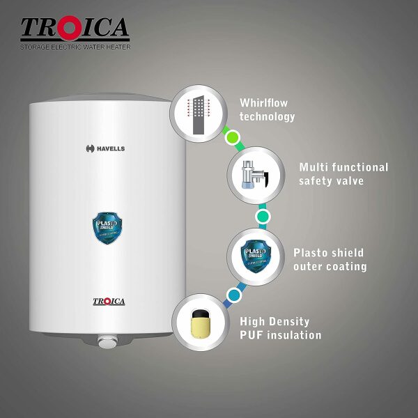 Havells Water Heater Troica 4S 10LT SMFP - Image 5