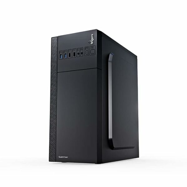 FINGERS Quadro Tower Polycarbonate Computer Case - Black