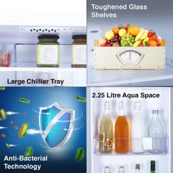 Godrej 210 L Frost Free Double Door 2 Star Refrigerator  (Steel Glow, RT EONALPHA 250B RI ST GL) - Image 9