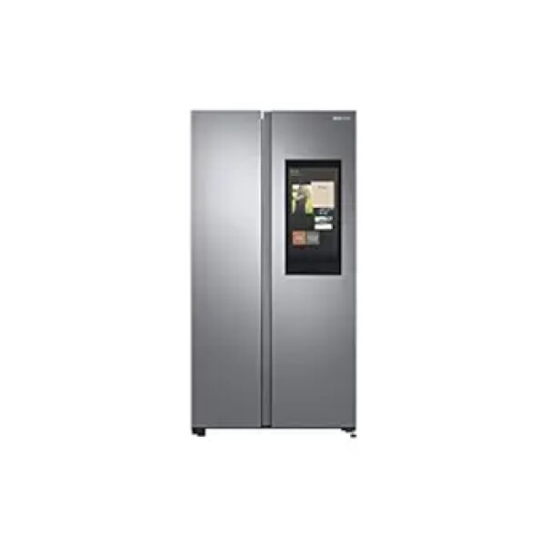 SAMSUNG 681 Litres Frost Free Side by Side Door Smart Wifi Enabled Refrigerator with Family Hub (RS72A5F11SL/TL, Real Stainless)