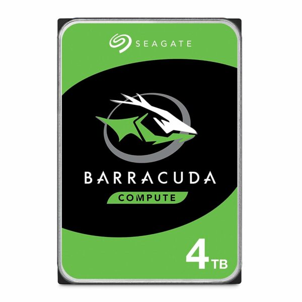 Seagate Barracuda 6 Gb/s 5400 RPM 256 MB Cache 4 TB Internal SATA Hard Drive HDD 3.5 Inches (8.8 cm) for Computer Desktop PC