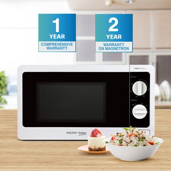 Voltas Beko, A Tata Product 20L, 700W smart solo Microwave oven (MS20MPW10, White) - Image 5