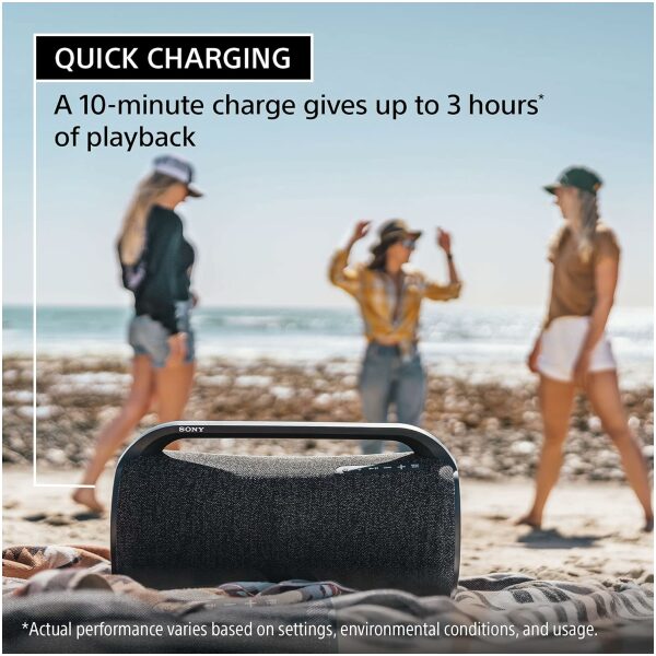 Sony SRS-XG500 Portable Wireless Bluetooth Party Speaker (Karaoke/Guitar Input, IPX66 Splash & Dust Protection,30hrs Battery, Ring Ligtining,USB Play,Quick Charge, Mega Bass)| - Image 11