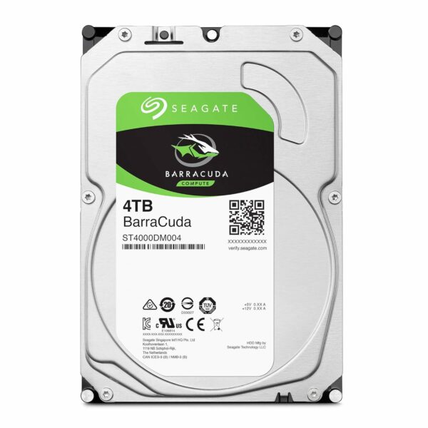 Seagate Barracuda 6 Gb/s 5400 RPM 256 MB Cache 4 TB Internal SATA Hard Drive HDD 3.5 Inches (8.8 cm) for Computer Desktop PC - Image 2