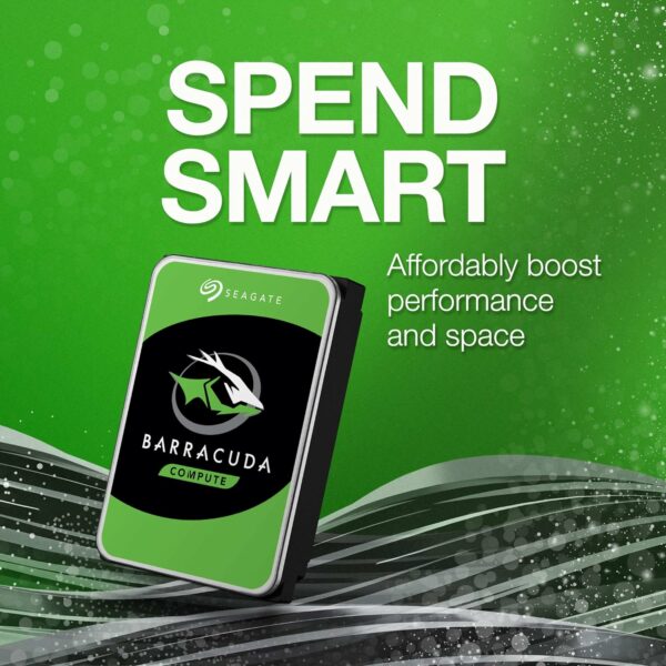 Seagate Barracuda 6 Gb/s 5400 RPM 256 MB Cache 4 TB Internal SATA Hard Drive HDD 3.5 Inches (8.8 cm) for Computer Desktop PC - Image 4