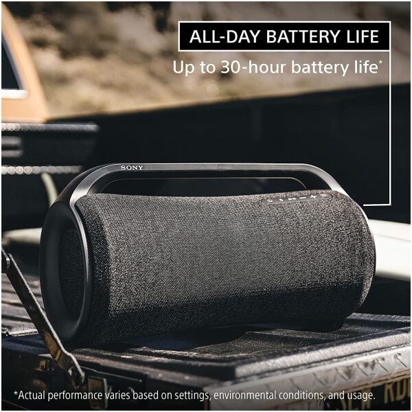 Sony SRS-XG500 Portable Wireless Bluetooth Party Speaker (Karaoke/Guitar Input, IPX66 Splash & Dust Protection,30hrs Battery, Ring Ligtining,USB Play,Quick Charge, Mega Bass)| - Image 9