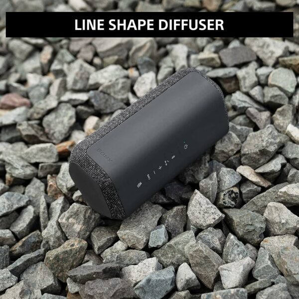 Sony SRS-XE300 X-Series Wireless Portable-Bluetooth-Speaker, IP67 Waterproof, Dustproof and Shockproof with 24 Hour Battery Life - Black - Image 7