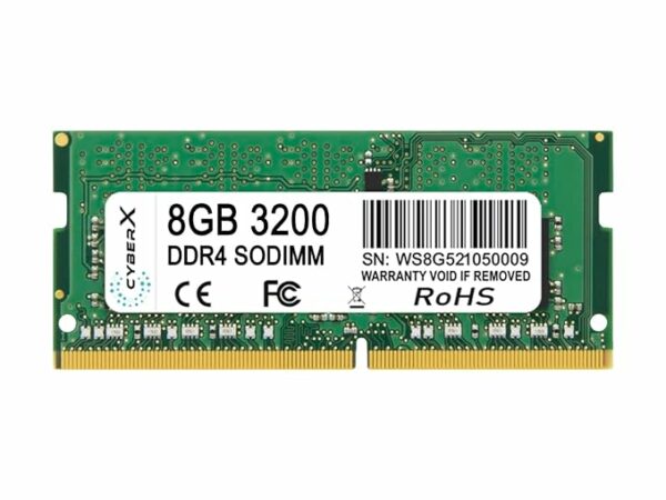 Daichi / Cyberx / Hypergen / Hynix / Simtronics  8GB DDR4 3200Mhz Laptop Ram