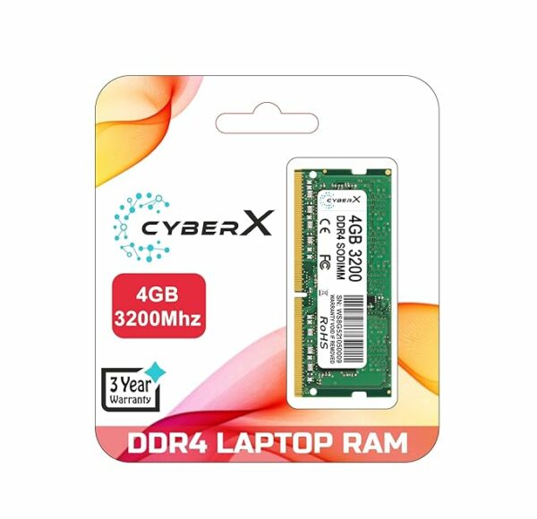 CYBERX 4GB DDR4. 3200Mhz Laptop Ram (Cyber X/Hy/Others) - Image 2