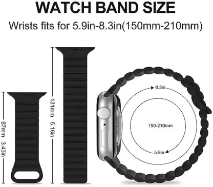 Sounce Adjustable Xiaomi Mi Band 5 Smartwatch Soft Silicone Strap Band  Bracelet (Not compatible with Mi Band 3 / Mi Band 4) : :  Electronics