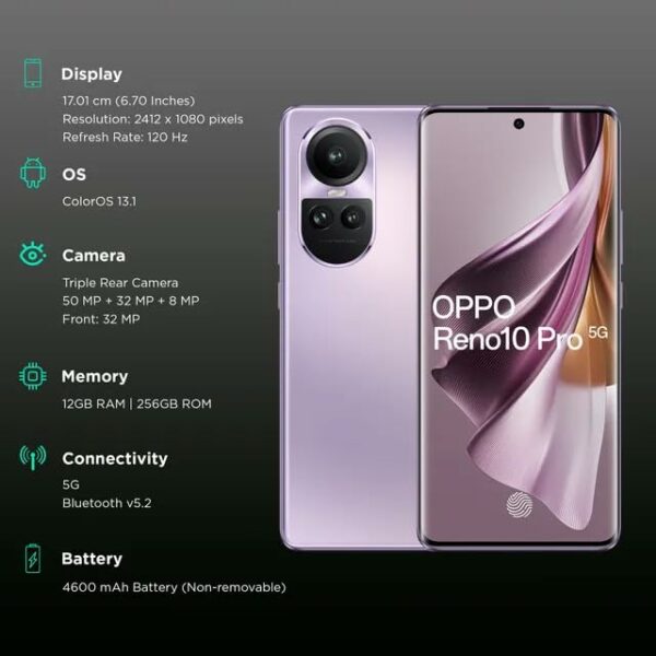 Oppo Reno10 Pro 5G (12GB RAM, 256 Storage) - Image 6