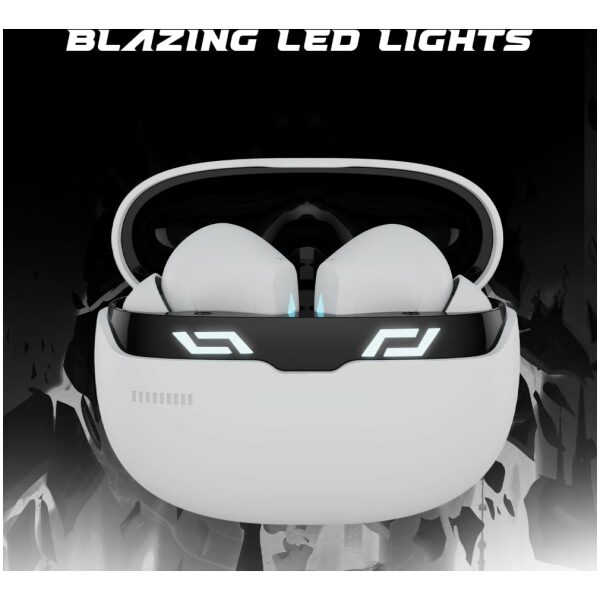 boAt Immortal 101 TWS Earbuds with Beastᵀᴹ Mode(40ms Low Latency), 30 HRS Playtime, Blazing LEDs, Quad Mics with ENxᵀᴹ Tech, ASAPᵀᴹ Charge & BTv5.3 - Image 2
