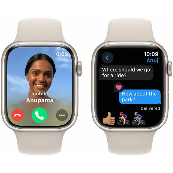 Apple Watch Series 9 [GPS 45mm] Smartwatch with Fitness Tracker, Blood Oxygen & ECG Apps, Always-On - Image 12