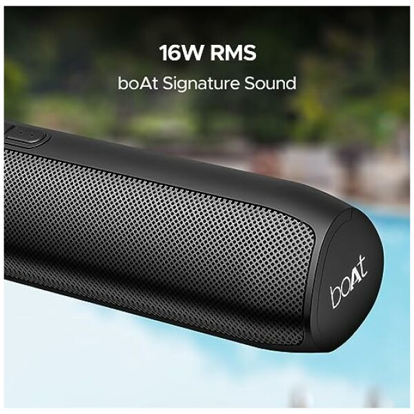 boAt Aavante Bar Groove Bluetooth 2.0 Channel Soundbar with 16 W RMS Output, Multiple Connectivity Modes, Up to 6 hrs Playtime, Bluetooth v5.0 & USB Type-C Port(Premium Black) - Image 5