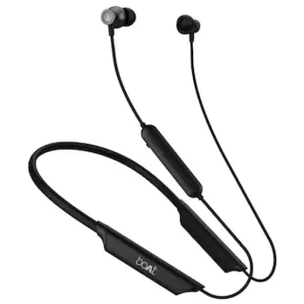 boAt Rockerz 80 Pro with 80 hrs playback, Magnetic Power buds, Dual Pairing, ENx Technology, ASAP Charge, BEAST Mode (Rich Black) - Image 2