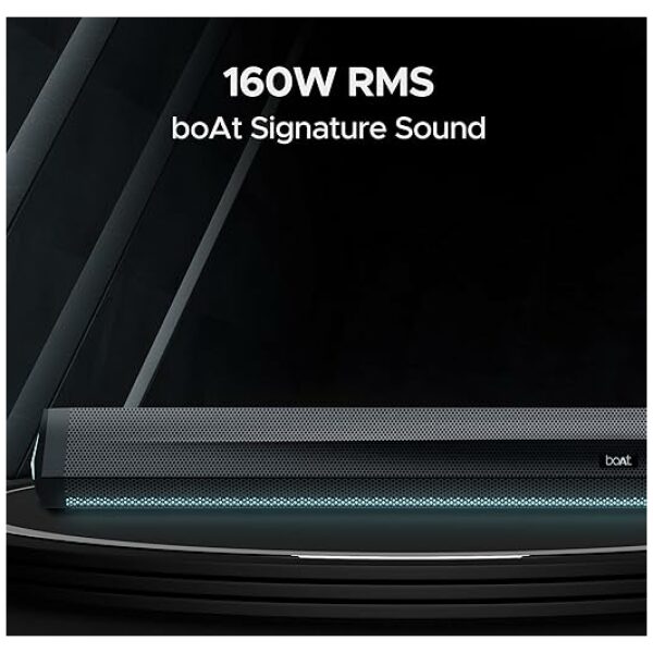 boAt Aavante Bar Stark Bluetooth Soundbar with 160W RMS Signature Sound, 2.1 Channel w/Wireless Subwoofer,Multi-Connectivity Modes,BT v5.3,EQ Modes & Remote Control(Premium Black) - Image 7
