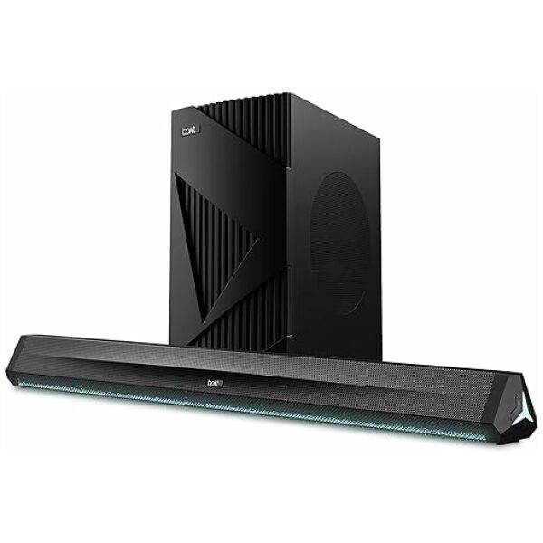 boAt Aavante Bar Stark Bluetooth Soundbar with 160W RMS Signature Sound, 2.1 Channel w/Wireless Subwoofer,Multi-Connectivity Modes,BT v5.3,EQ Modes & Remote Control(Premium Black) - Image 8