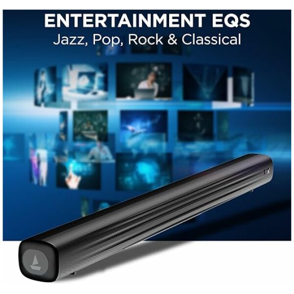 boAt Aavante Bar Rhythm Soundbar with 60W RMS Signature Sound, 2.0 Channel, Multi-Connectivity Modes, BT v5.3, EQ Modes, Bass & Treble Controls & Remote Control(Carbon Black) - Image 4