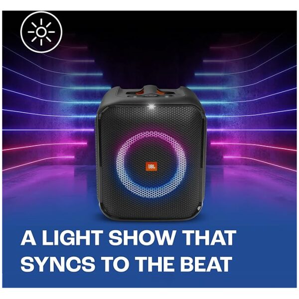JBL Partybox Encore Essential | Portable Bluetooth Party Speaker | 100W Monstrous Pro Sound | Dynamic Light Show | Upto 6Hrs Playtime | Built-in Powerbank | Mic Support PartyBox App (Black) - Image 4