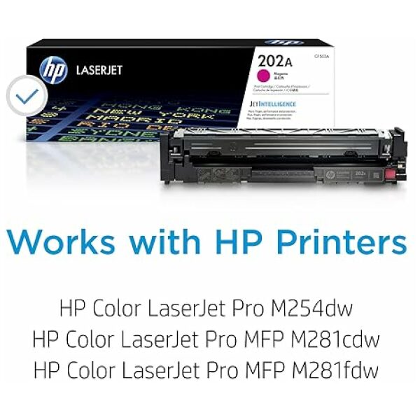 HP 202A (CF501A) Cyan Original Toner Cartridge for HP LaserJet Pro M254 M281cdw M281dw - Image 9