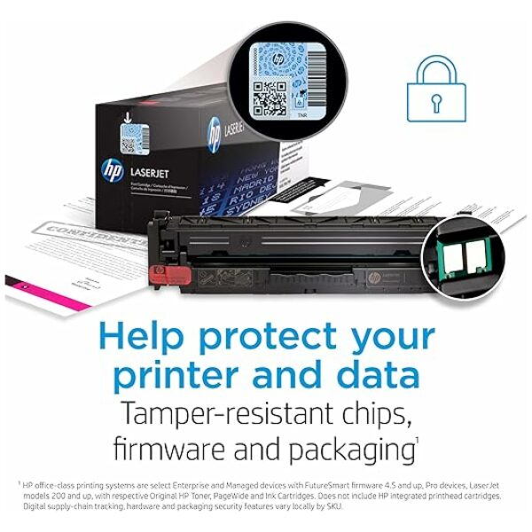 HP 202A (CF501A) Cyan Original Toner Cartridge for HP LaserJet Pro M254 M281cdw M281dw - Image 11